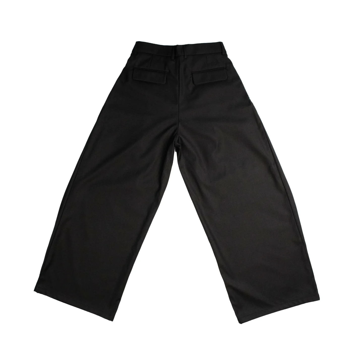 WIDE-LEG PLEATED TROUSERS