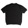 VISCOSE MOCK-NECK KNIT TEE