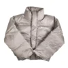 PADDED HIGH-COLLAR PUFFER JACKET