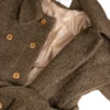 TWEED HIGH-COLLAR COAT