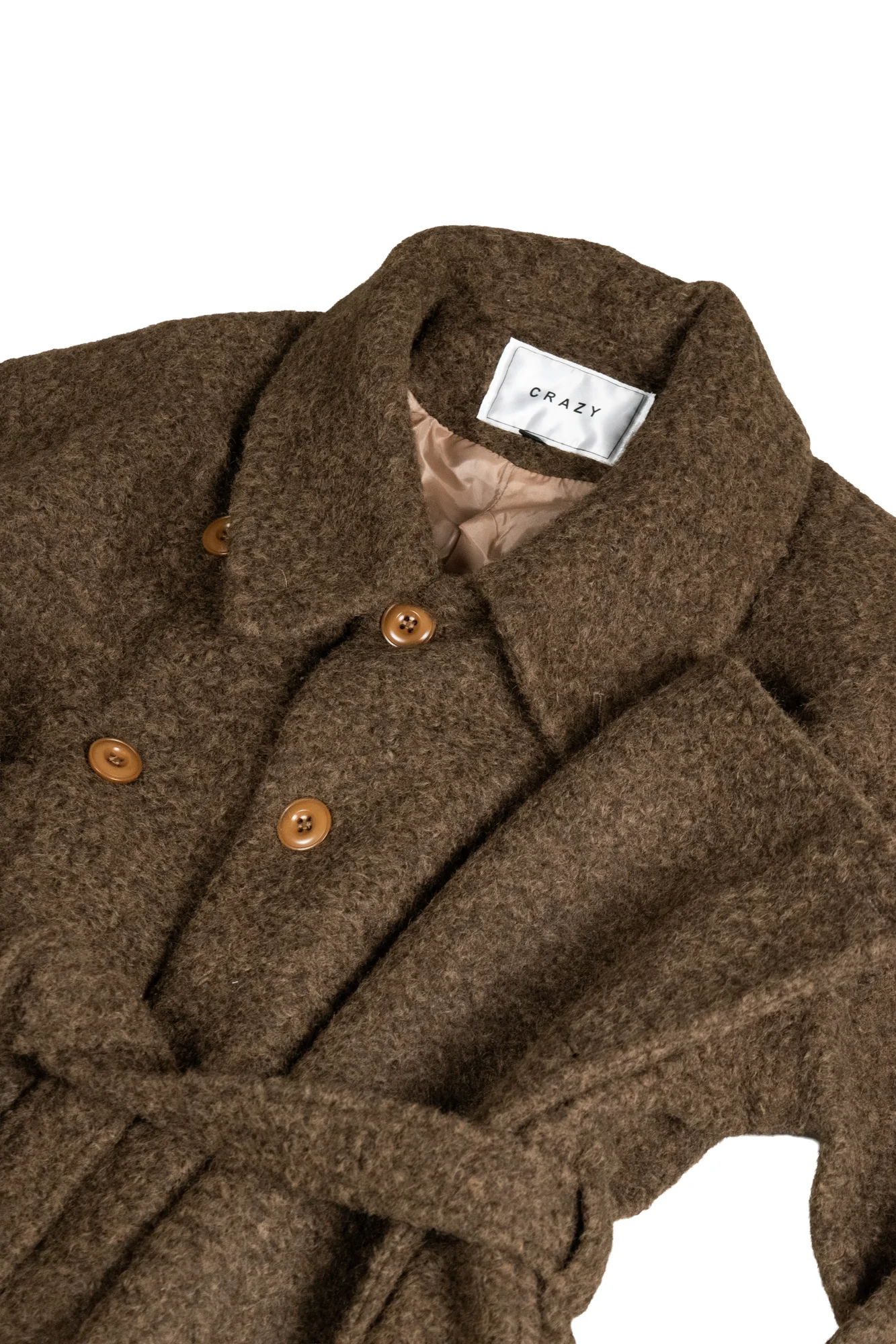 TWEED HIGH-COLLAR COAT