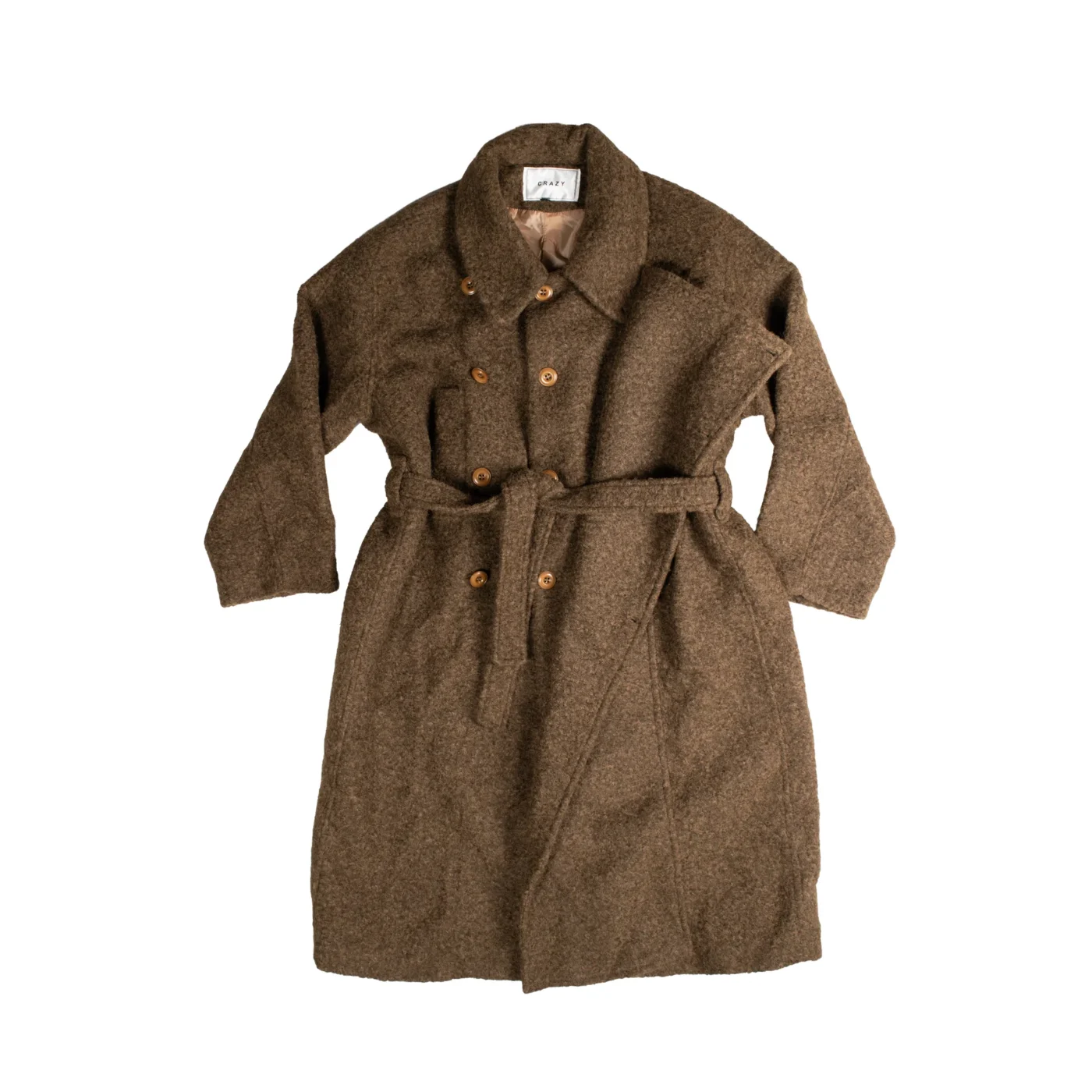 TWEED HIGH-COLLAR COAT