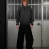 HIGH-NECK WOOL-BLEND JACKET
