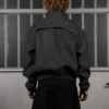 HIGH-NECK WOOL-BLEND JACKET