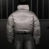 PADDED HIGH-COLLAR PUFFER JACKET