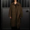 TWEED HIGH-COLLAR COAT