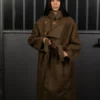 TWEED HIGH-COLLAR COAT