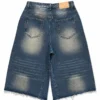 Dark Washed Denim Bermuda Shorts