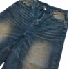 Dark Washed Denim Bermuda Shorts