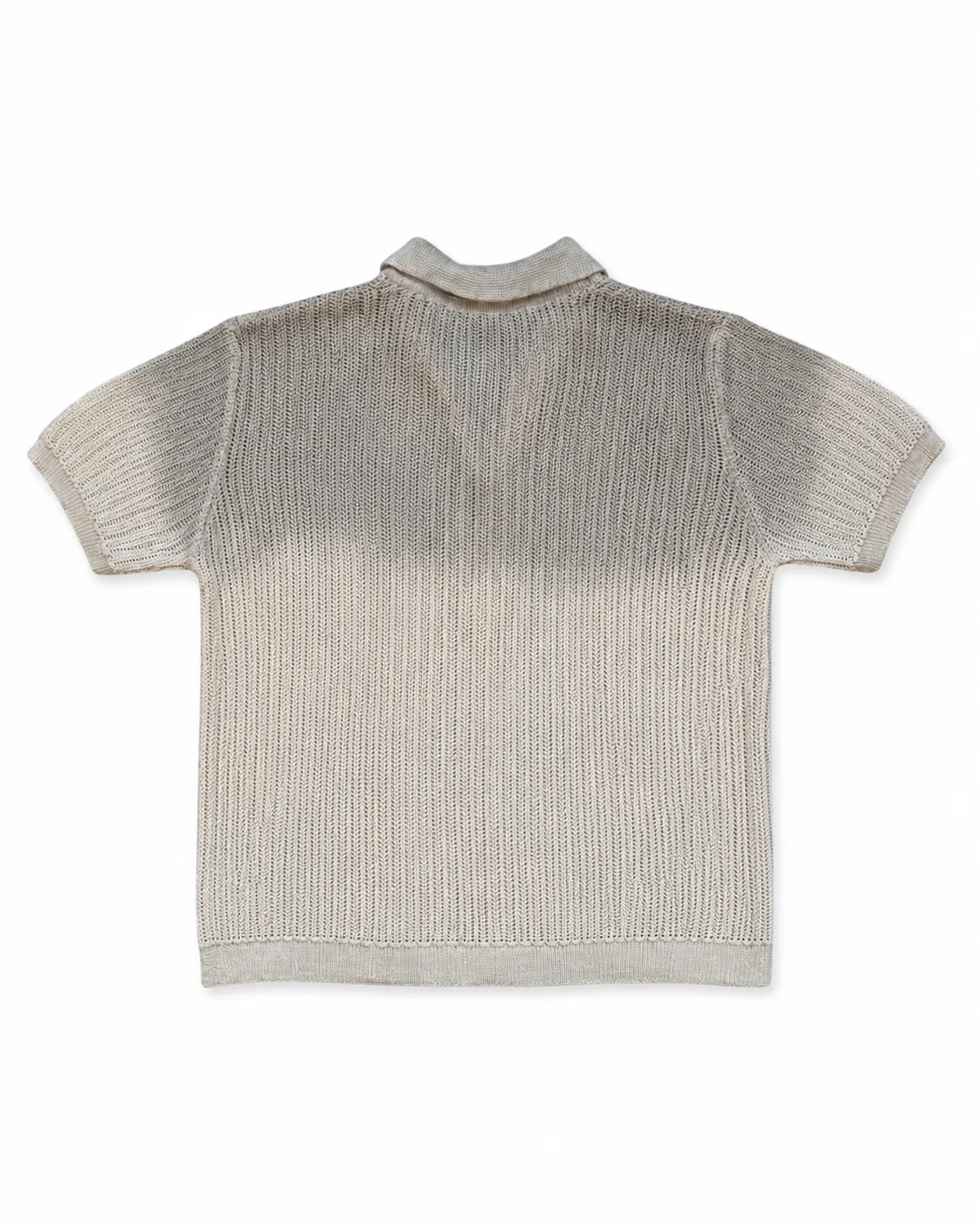 Textured Knit Short Sleeve Shirt