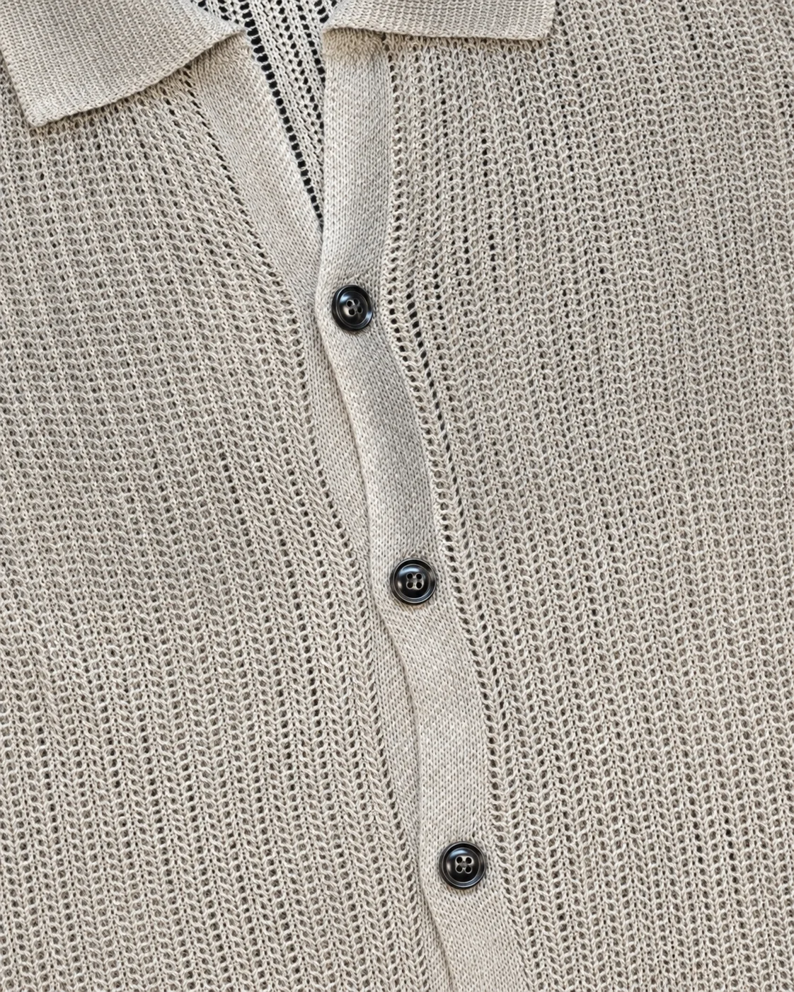 Textured Knit Short Sleeve Shirt