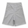 Grey Pleated Skort Shorts