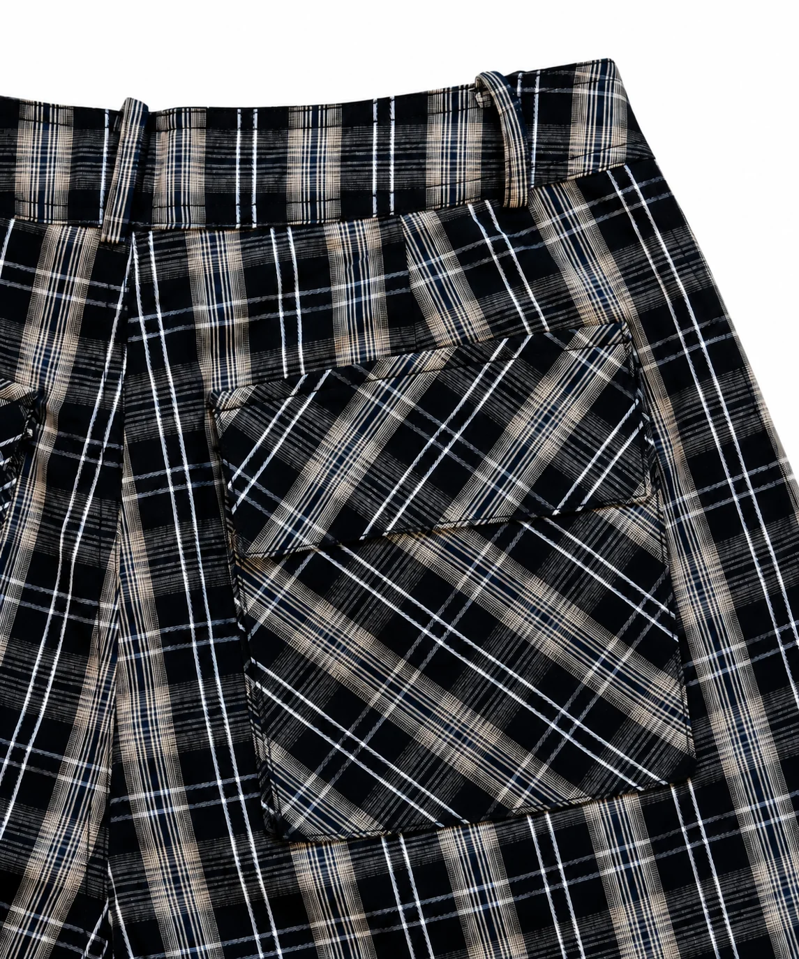 Checked Cotton Two-Piece Set