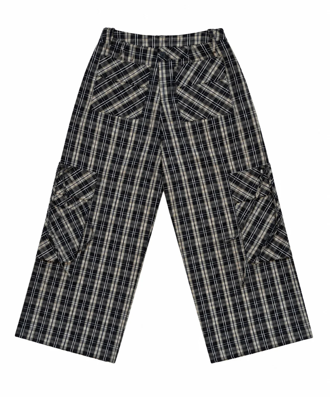 Checked Cotton Two-Piece Set