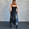 Black Asymmetric Cami Top
