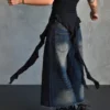 Black Asymmetric Cami Top