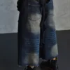 Dark Washed Denim Bermuda Shorts