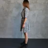 Floral Check Shirt Dress