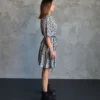Floral Check Shirt Dress