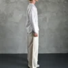 Natural Linen Wide Pants